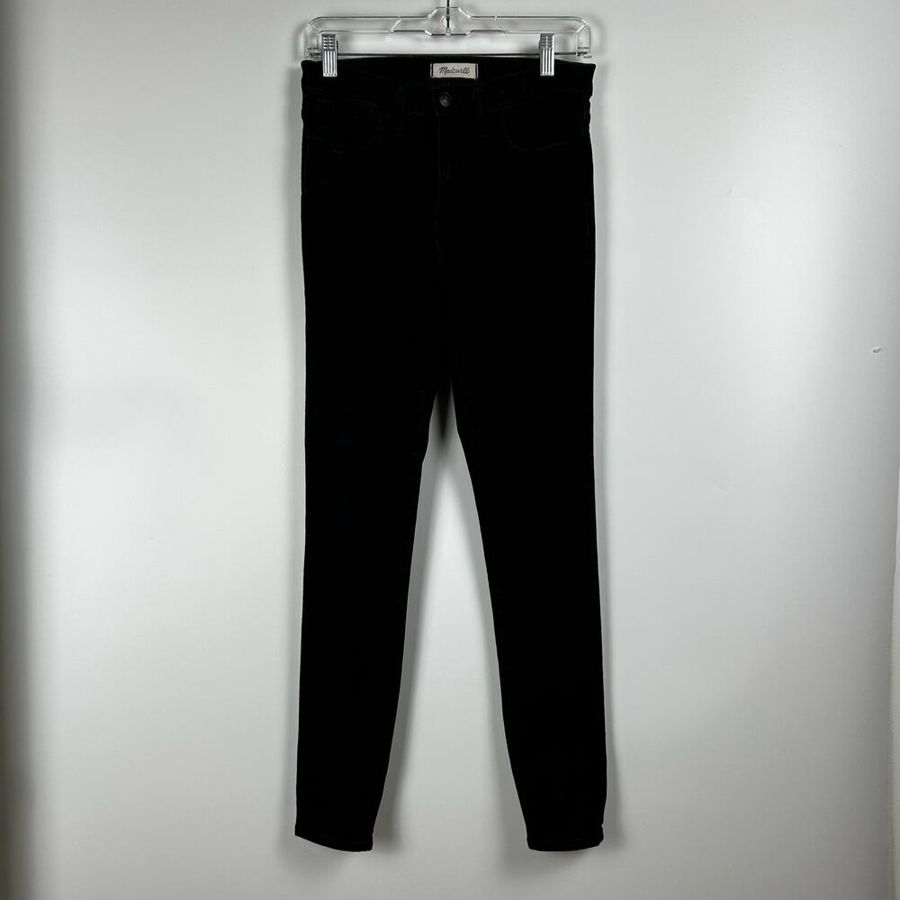 Madewell Roadtripper Jeans Black Ankle Skinny Lightweight Stretch Womens Size 27 - Picture 3 of 12